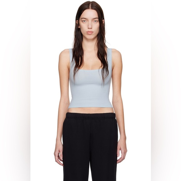 SKIMS SOFT LOUNGE TANK Celeste M Medium NWT NEW - Picture 3 of 6